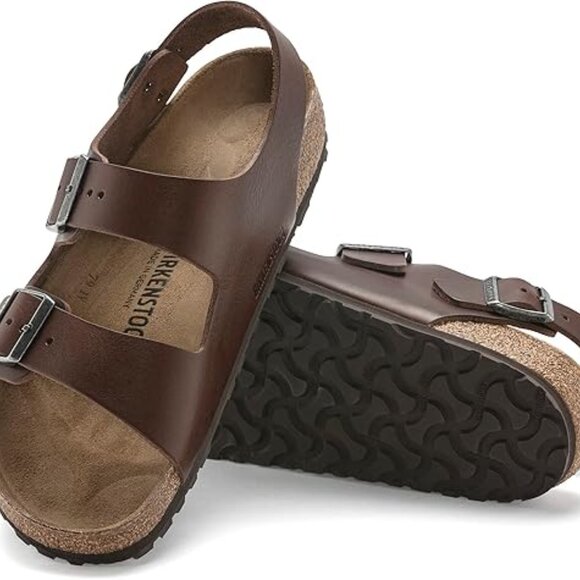 Birkenstock Mens Milano Grip Leather